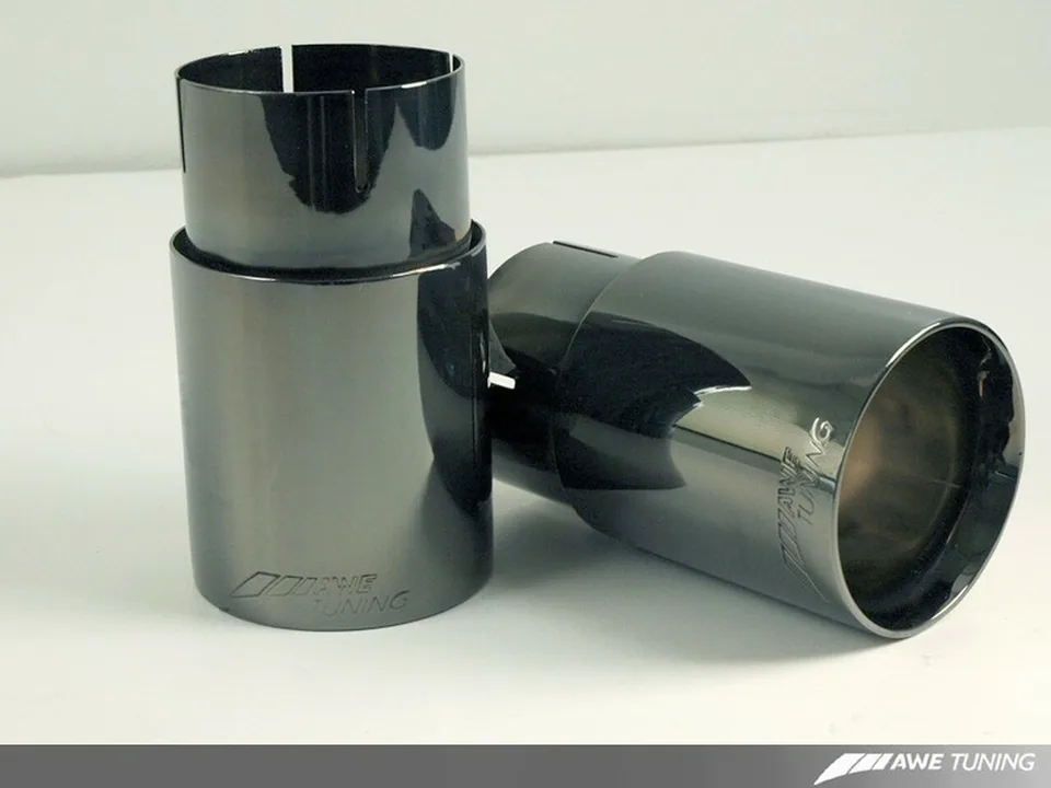 AWE Tuning 04-05 Audi B6 S4 Track Edition Exhaust - Diamond Black Tips 3020-33016 2 of 2