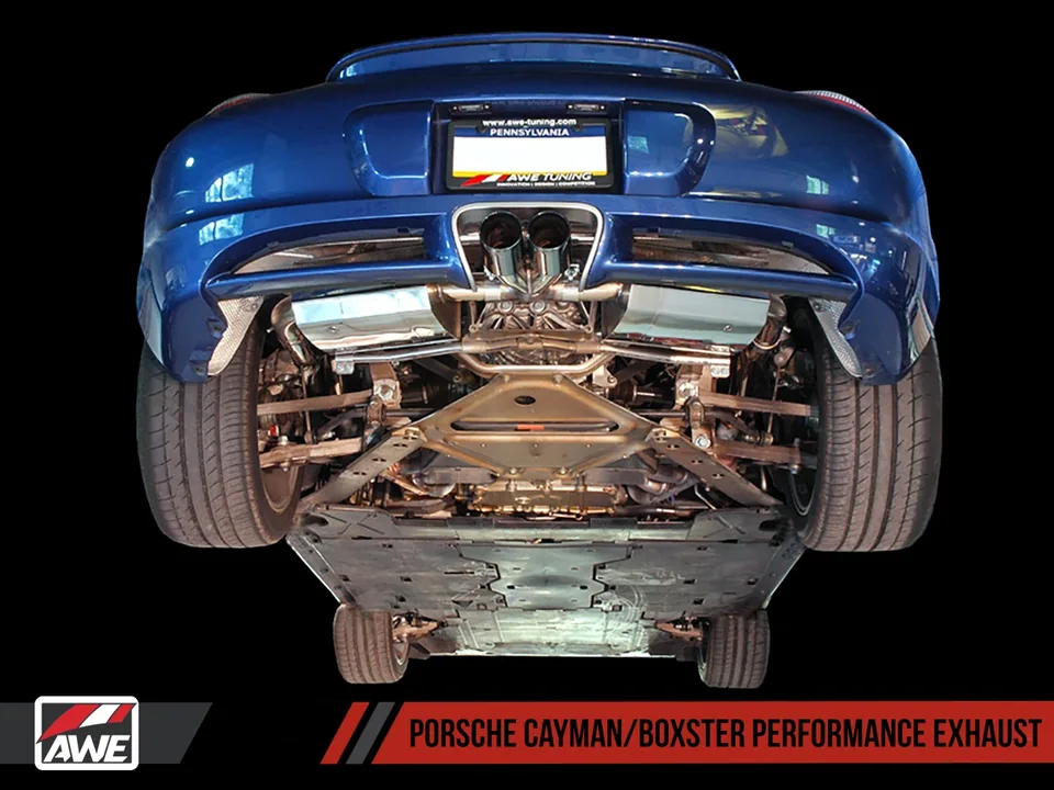 AWE Tuning 05-08 Porsche 987 Cayman/S Boxster/S Performance Muffler 3010-11036 2 of 3