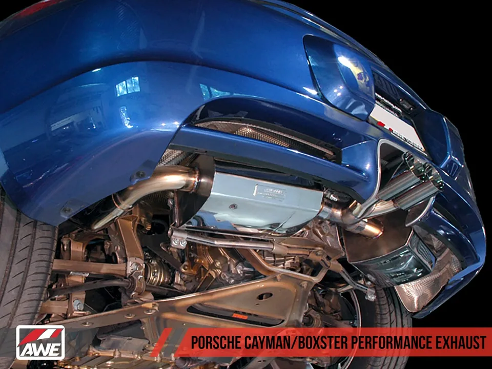AWE Tuning 05-08 Porsche 987 Cayman/S Boxster/S Performance Muffler 3010-11036 3 of 3