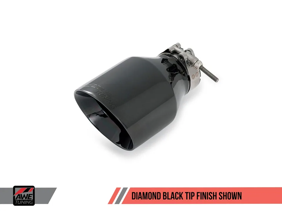 AWE Tuning 05-14 VW Mk5 Jetta Mk6 Sportwagen 2.5L Track Edition Exhaust - Diamond Black Tips 3020-23026 3 of 5