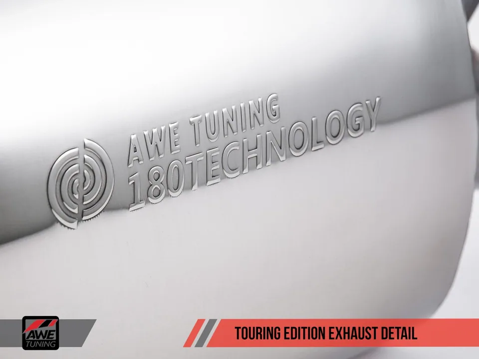 AWE Tuning 06-10 VW Mk5 Jetta 2.0T - GLI Touring Edition Exhaust - Diamond Black Tips 3015-23054 4 of 4