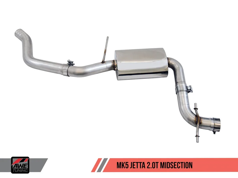 AWE Tuning 06-10 VW Mk5 Jetta 2.0T - GLI Track Edition Exhaust - Diamond Black Tips 3020-23032 2 of 3