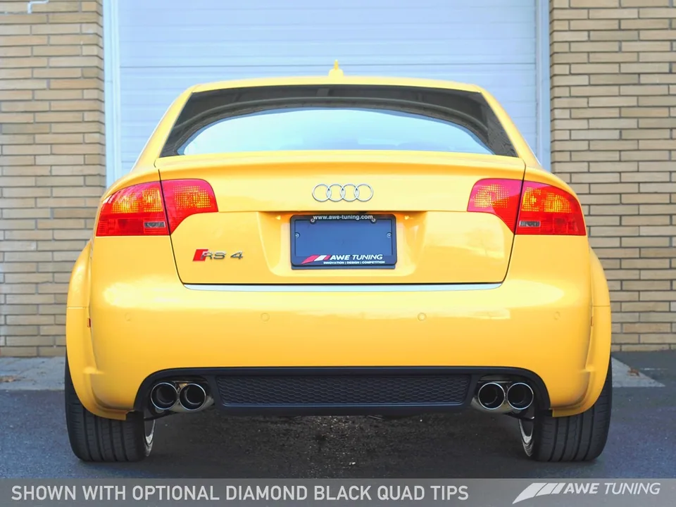 AWE Tuning 07-08 Audi B7 RS4 Touring Edition Exhaust - Polished Silver Tips 3015-42032 2 of 3