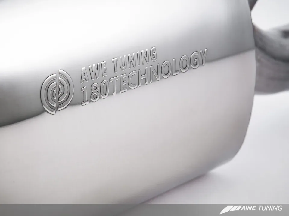 AWE Tuning 08-11 Audi B8 A5 3.2L Track Edition Exhaust System - Dual 3.5in Diamond Black Tips 3020-33020 3 of 3