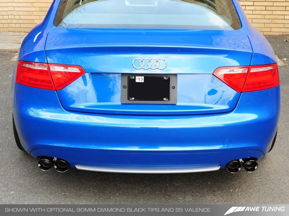 AWE Tuning 08-11 Audi B8 A5 3.2L Track Edition Exhaust System - Quad 90mm Slash Cut Black Tips 3020-43012 3 of 5