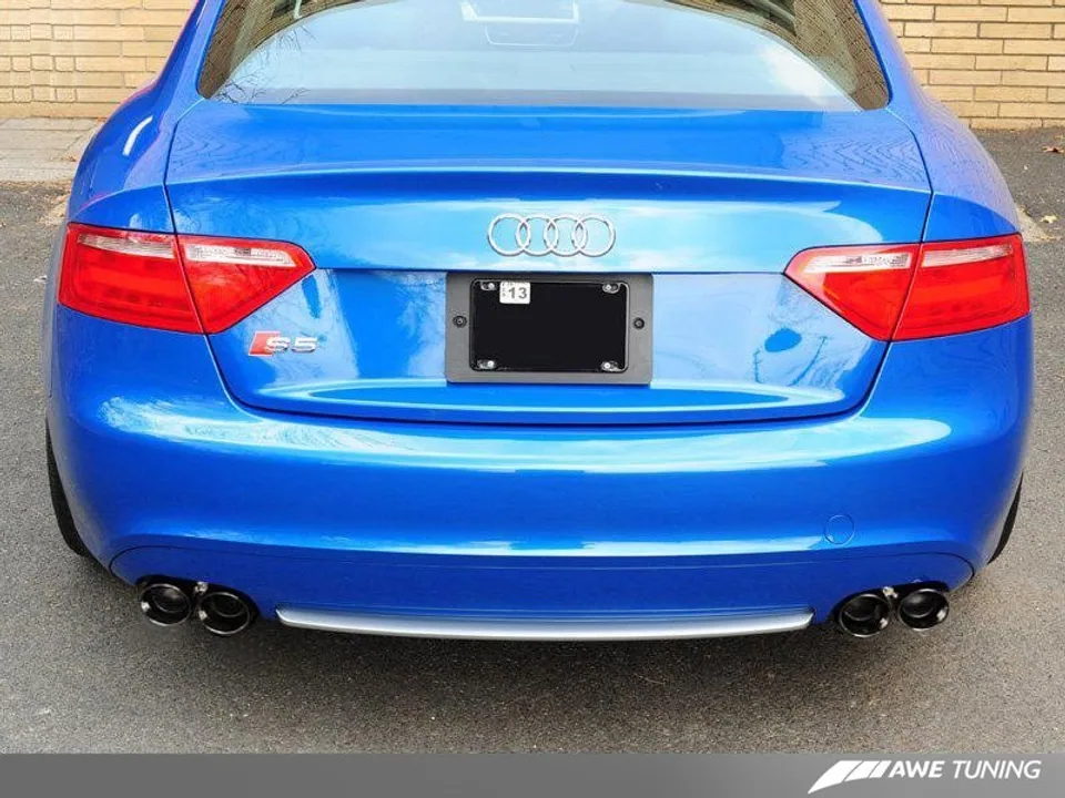 AWE Tuning 08-12 Audi B8 S5 4.2L Touring Edition Exhaust System - Polished Silver Tips 3015-43028 3 of 6