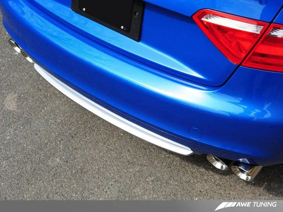 AWE Tuning 08-12 Audi B8 S5 4.2L Track Edition Exhaust System - Polished Silver Tips 3020-42014 5 of 5
