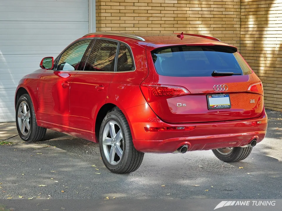 AWE Tuning 09-12 Audi 8R Q5 3.2L Non-Resonated Exhaust System (Downpipe-Back) - Diamond Black Tips 3020-33022 2 of 5