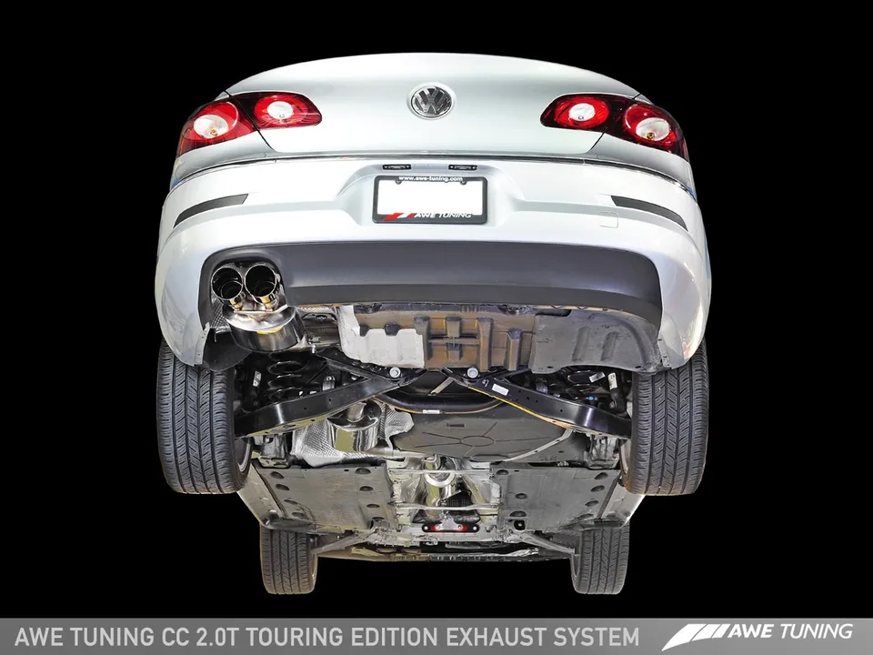 AWE Tuning 09-17 VW CC 2.0T Touring Edition Performance Exhaust - Chrome Silver Tips 3015-22014 1 of 6