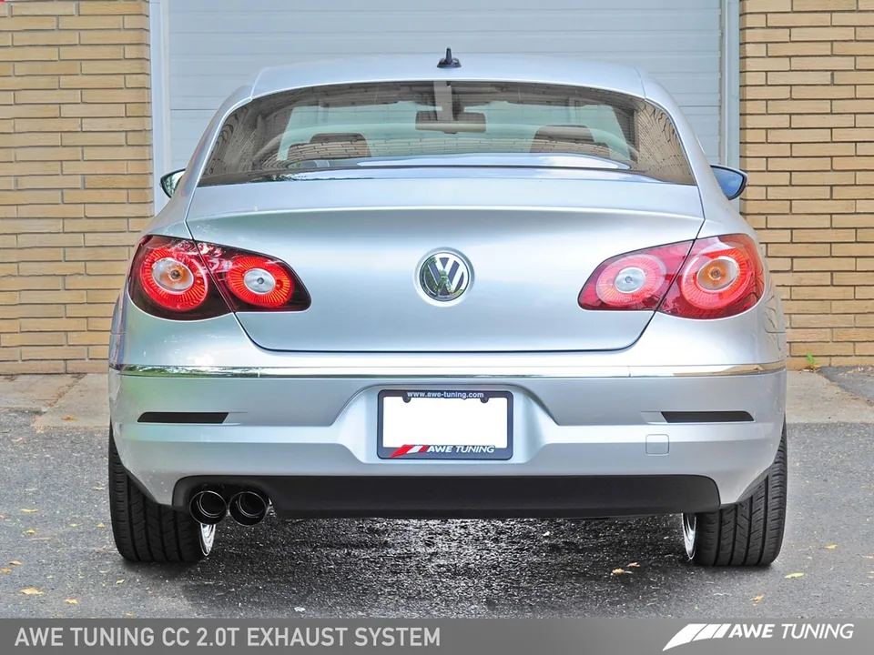 AWE Tuning 09-17 VW CC 2.0T Touring Edition Performance Exhaust - Chrome Silver Tips 3015-22014 6 of 6