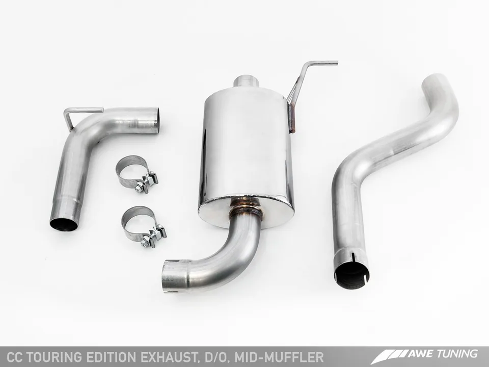 AWE Tuning 09-17 VW CC 2.0T Touring Edition Performance Exhaust - Diamond Black Tips 3015-23014 2 of 6