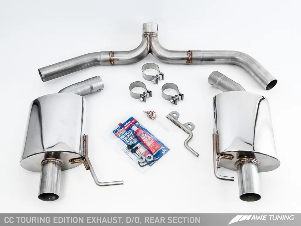 AWE Tuning 09-17 VW CC Touring Edition Exhaust Dual Outlet - Diamond Black Tips 3010-33022 2 of 6