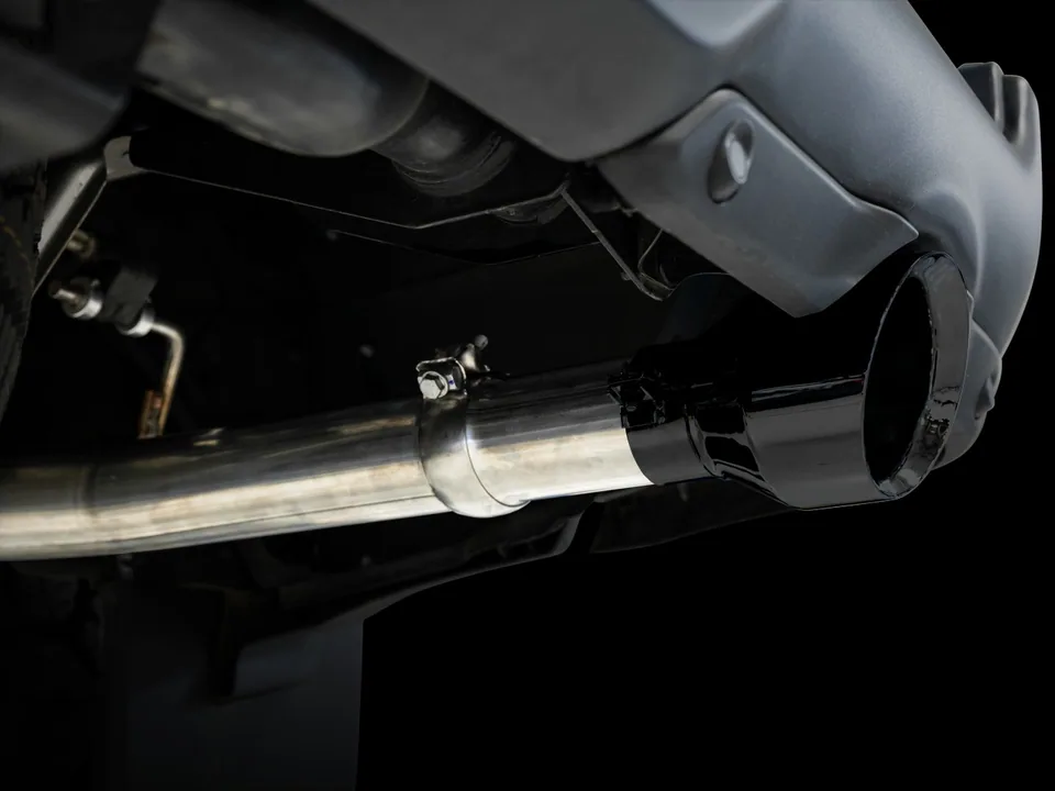 AWE Tuning 09-18 RAM 1500 5.7L (w/Cutouts) 0FG Dual Rear Exit Cat-Back Exhaust - Diamond Black Tips 3015-33004 5 of 6