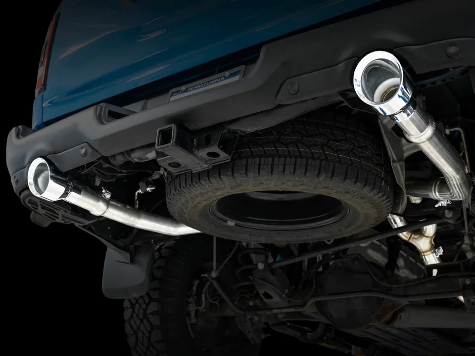 AWE Tuning 09-18 RAM 1500 5.7L (w/Cutouts) 0FG Dual Rear Exit Cat-Back Exhaust - Diamond Black Tips 3015-33004 6 of 6