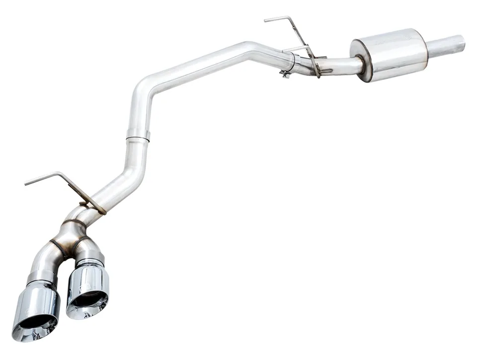 AWE Tuning 09-18 RAM 1500 5.7L (w/o Cutout) 0FG Single Side Exit Cat-Back Exhaust - Diamond Blk Tips 3015-33309 2 of 6