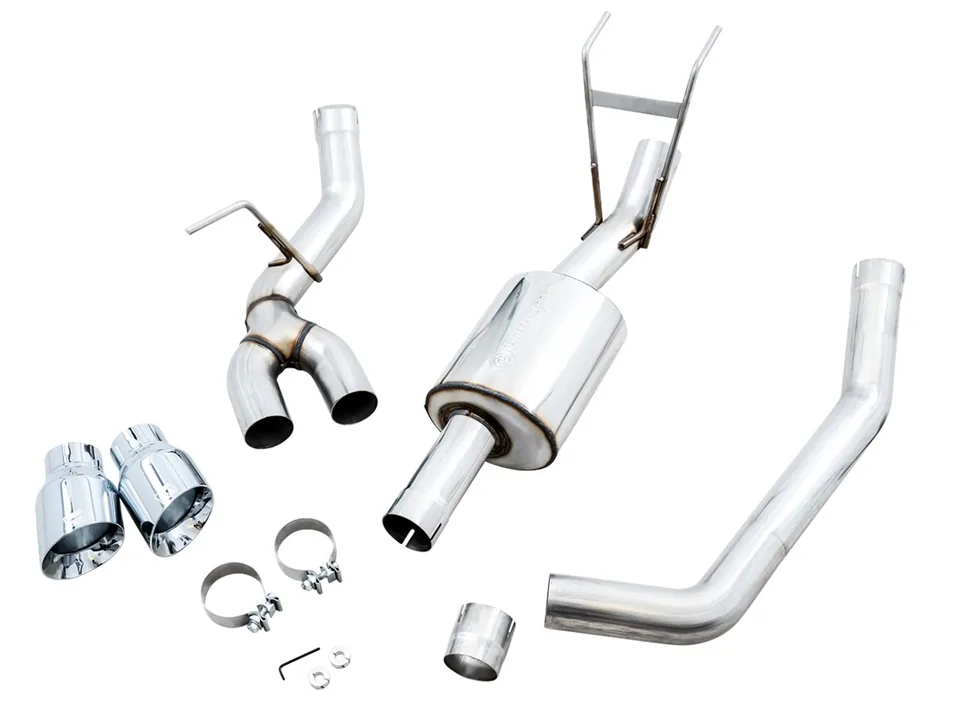AWE Tuning 09-18 RAM 1500 5.7L (w/o Cutout) 0FG Single Side Exit Cat-Back Exhaust - Diamond Blk Tips 3015-33309 6 of 6