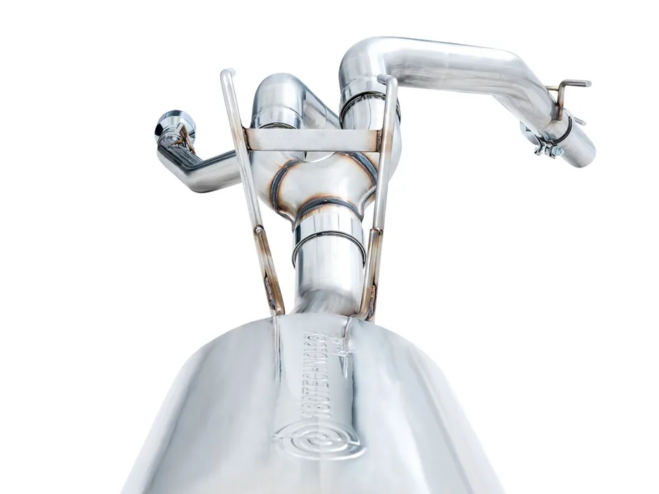 AWE Tuning 09-21 RAM 1500 5.7L (w/Cutouts) 0FG Dual Rear Exit Cat-Back Exhaust - Chrome Silver Tips 3015-32002 3 of 6