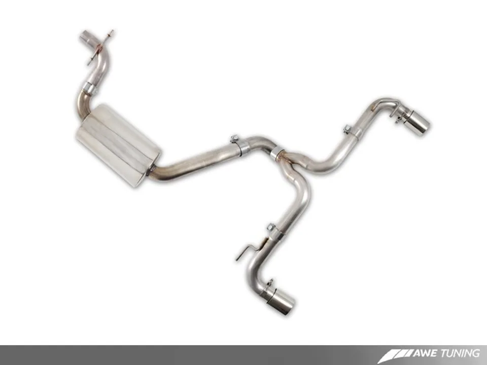 AWE Tuning 10-14 VW Mk6 GTI Performance Catback - Chrome Silver Round Tips 3015-32036 1 of 4