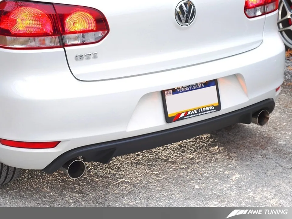 AWE Tuning 10-14 VW Mk6 GTI Performance Catback - Chrome Silver Round Tips 3015-32036 3 of 4