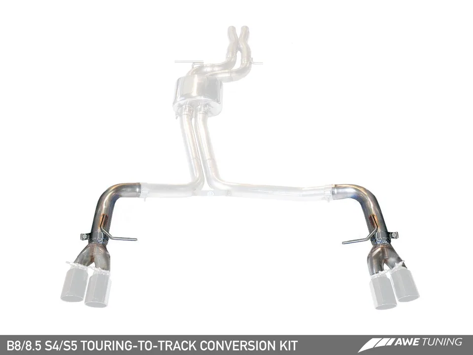 AWE Tuning 10-17 Audi B8 S4/S5 Track Edition Conversion Kit for 90mm Tips 3820-41006 1 of 1