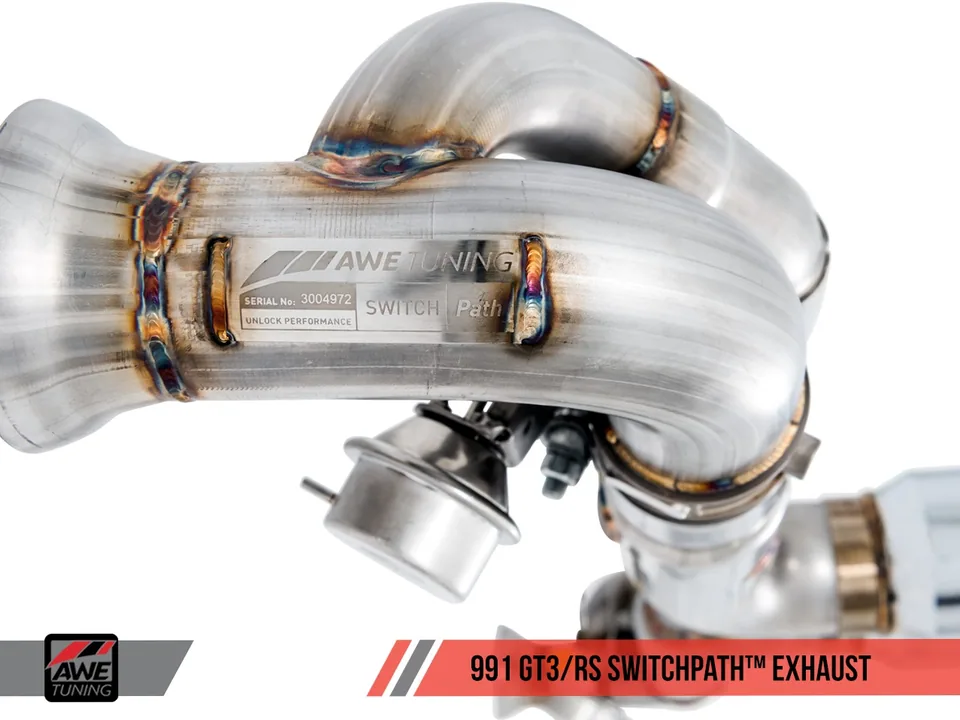 AWE Tuning 10-19 Porsche 991 GT3 / RS SwitchPath Exhaust - Chrome Silver Tips 3025-32016 2 of 6