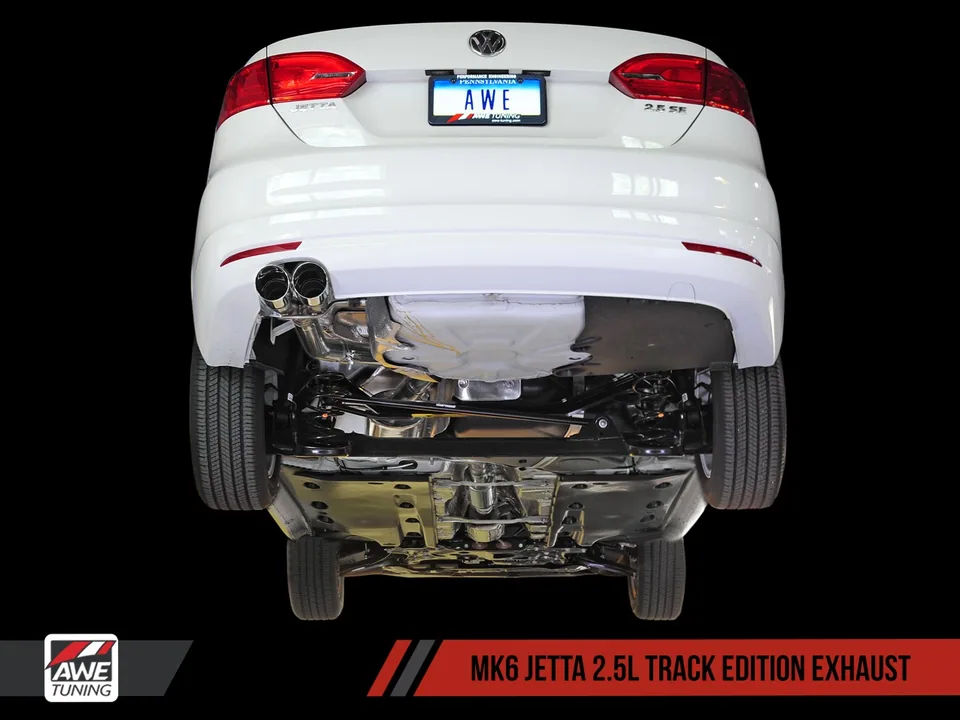 AWE Tuning 11-13 VW Mk6 Jetta 2.5L Track Edition Exhaust - Diamond Black Tips 3020-23030 2 of 5
