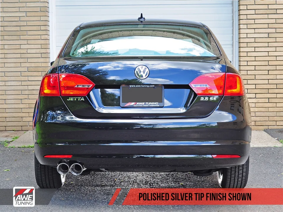 AWE Tuning 11-13 VW Mk6 Jetta 2.5L Track Edition Exhaust - Polished Silver Tips 3020-22028 5 of 5