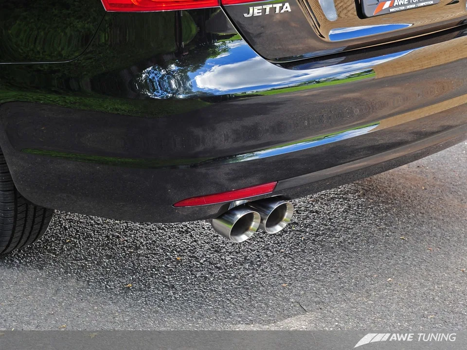 AWE Tuning 11-13 VW MK6 Jetta TDI Touring Edition Exhaust - Silver Tips 3015-22030 2 of 4