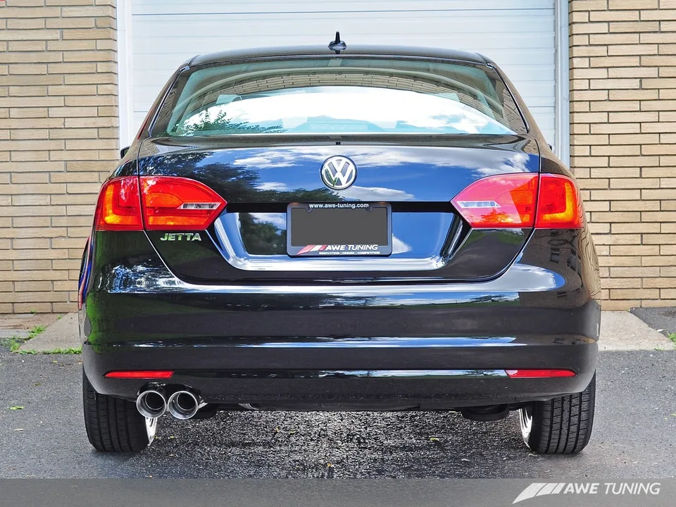 AWE Tuning 11-13 VW MK6 Jetta TDI Touring Edition Exhaust - Silver Tips 3015-22030 3 of 4