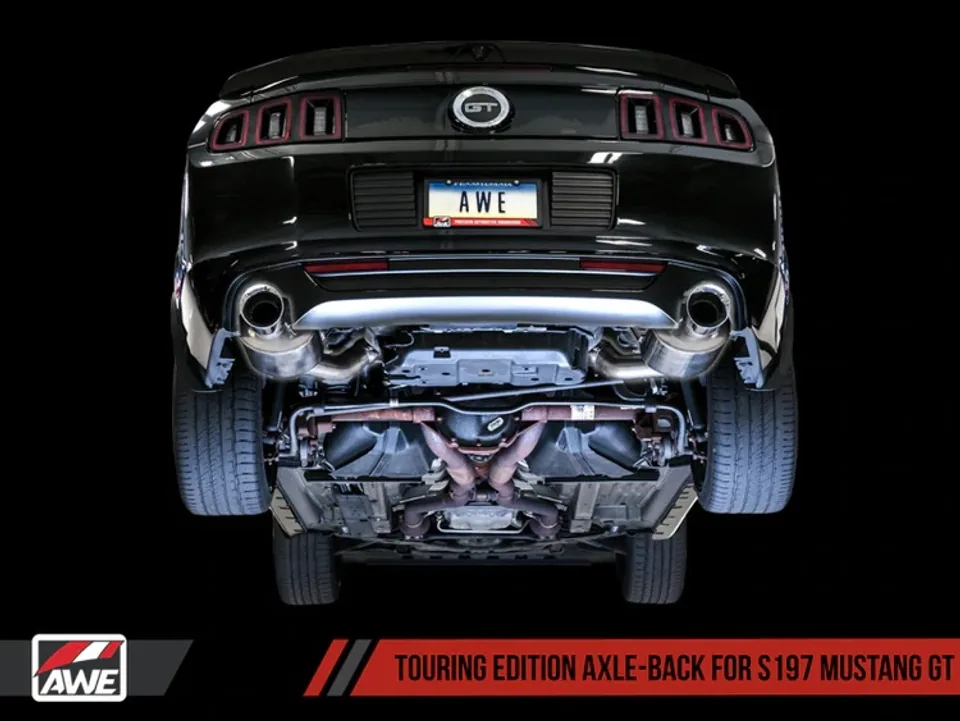 AWE Tuning 11-14 S197 Mustang GT Axle-back Exhaust - Touring Edition (Chrome Silver Tips) 3015-32094 3 of 3