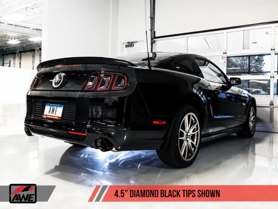 AWE Tuning 11-14 S197 Mustang GT Axle-back Exhaust - Touring Edition (Diamond Black Tips) 3015-33094 2 of 2