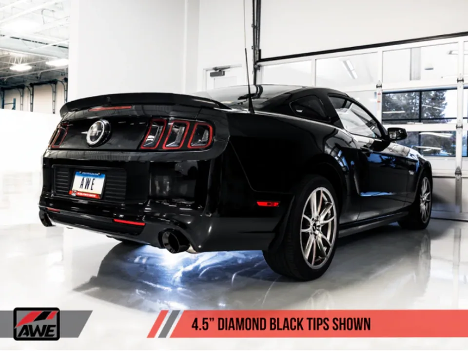 AWE Tuning 11-14 S197 Mustang GT Axle-back Exhaust - Track Edition (Diamond Black Tips) 3020-33044 2 of 2