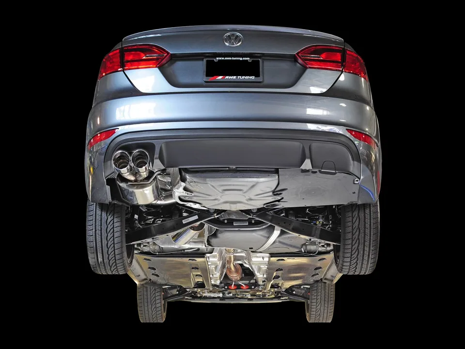 AWE Tuning 11-18 VW Mk6 GLI 2.0T - Mk6 Jetta 1.8T Touring Edition Exhaust - Polished Silver Tips 3015-22058 2 of 3