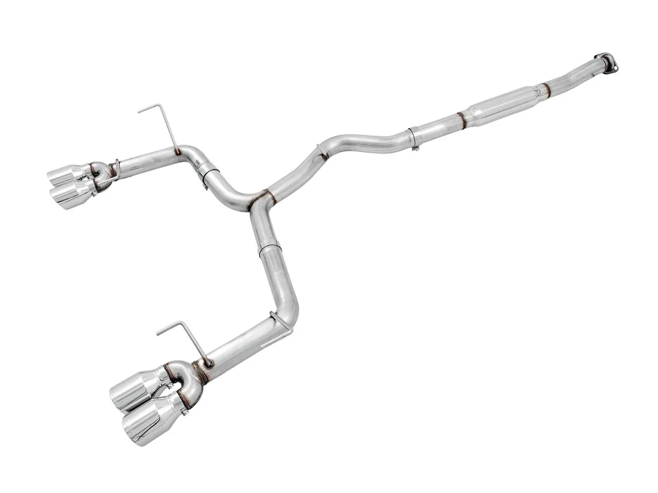 AWE Tuning 11-21 Subaru WRX/STI VA/GV Sedan Track Edition Exhaust - Chrome Silver Tips (102mm) 3020-42058 1 of 6