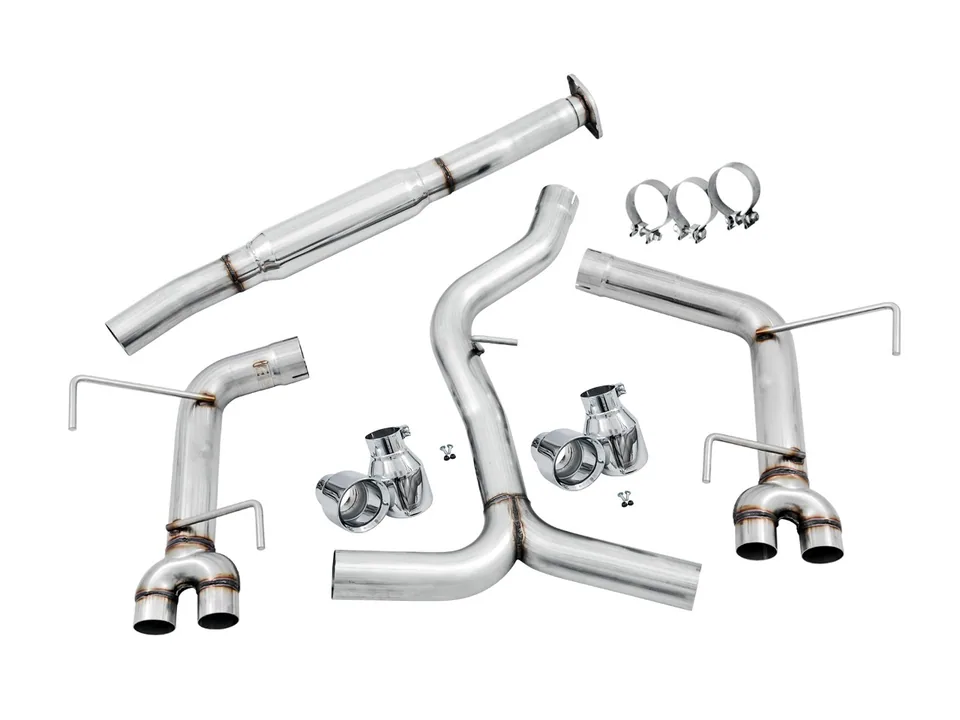 AWE Tuning 11-21 Subaru WRX/STI VA/GV Sedan Track Edition Exhaust - Diamond Black Tips (102mm) 3020-43066 2 of 6