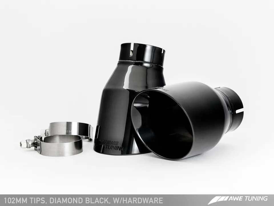 AWE Tuning 12-15 Audi C7 A7 3.0T Touring Edition Exhaust - Dual Outlet Diamond Black Tips 3015-33064 3 of 5