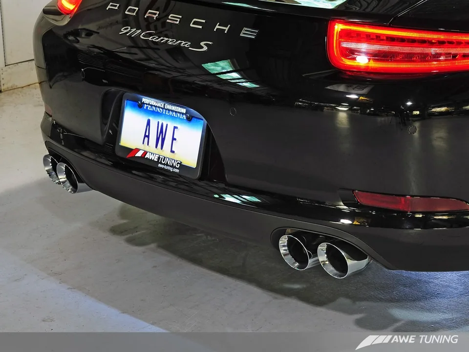 AWE Tuning 12-16 Porsche 991 SwitchPath Exhaust for PSE Cars Chrome Silver Tips 3025-42010 4 of 6
