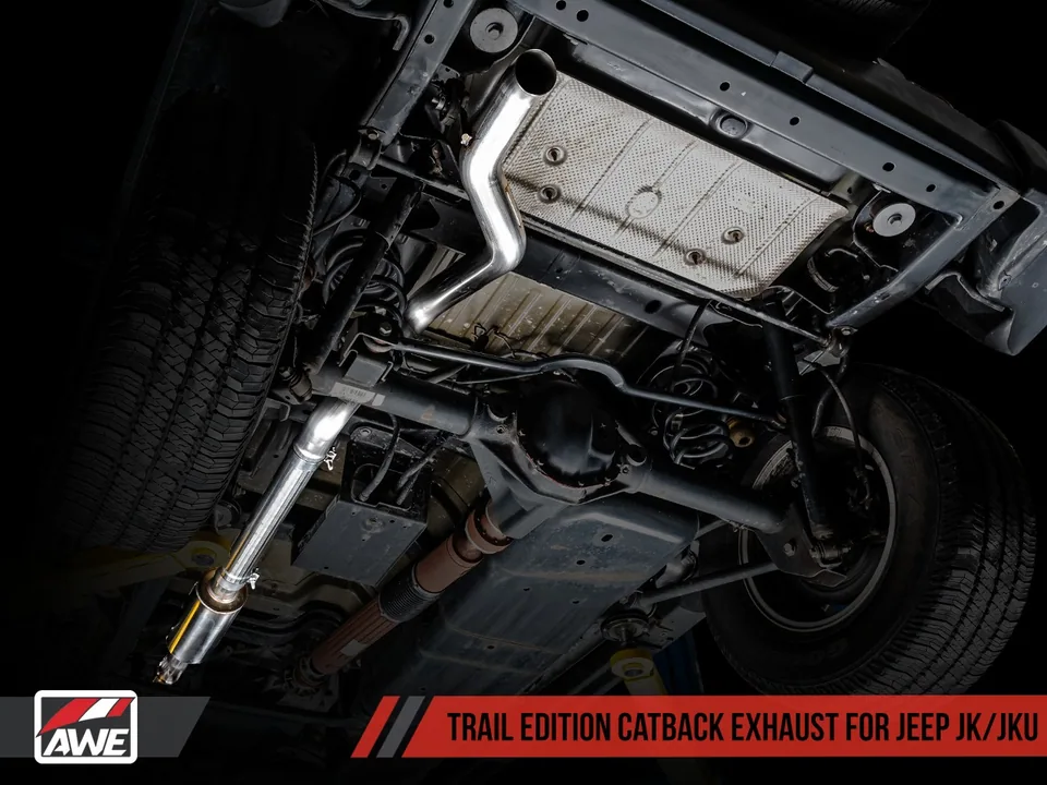 AWE Tuning 12-18 Jeep Wrangler JK/JKU 3.6L Trail Edition Cat-Back Exhaust 3015-21007 4 of 6