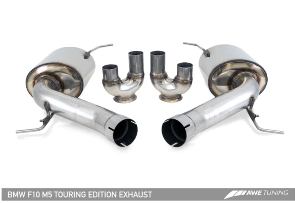 AWE Tuning 13-16 BMW F10 M5 Touring Edition Axle-Back Exhaust Chrome Silver Tips 3015-42062 1 of 1