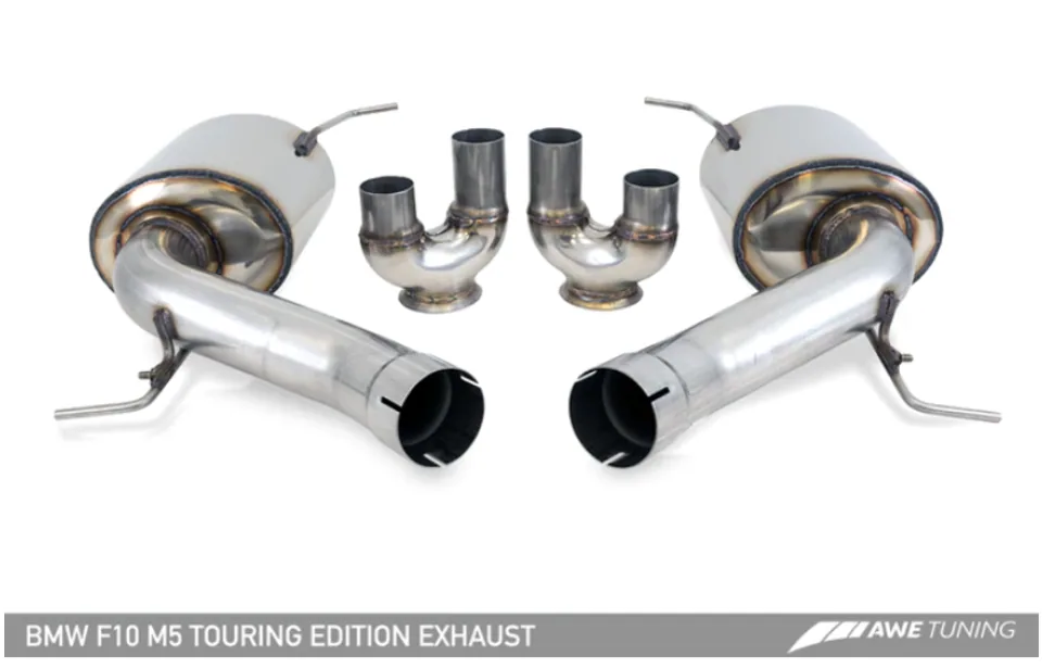 AWE Tuning 13-16 BMW F10 M5 Touring Edition Axle-Back Exhaust Diamond Black Tips 3015-43066 1 of 1