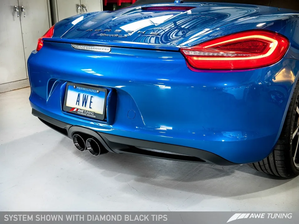 AWE Tuning 13-16 Porsche 981 Performance Exhaust System - w/Diamond Black Tips 3010-33024 3 of 3