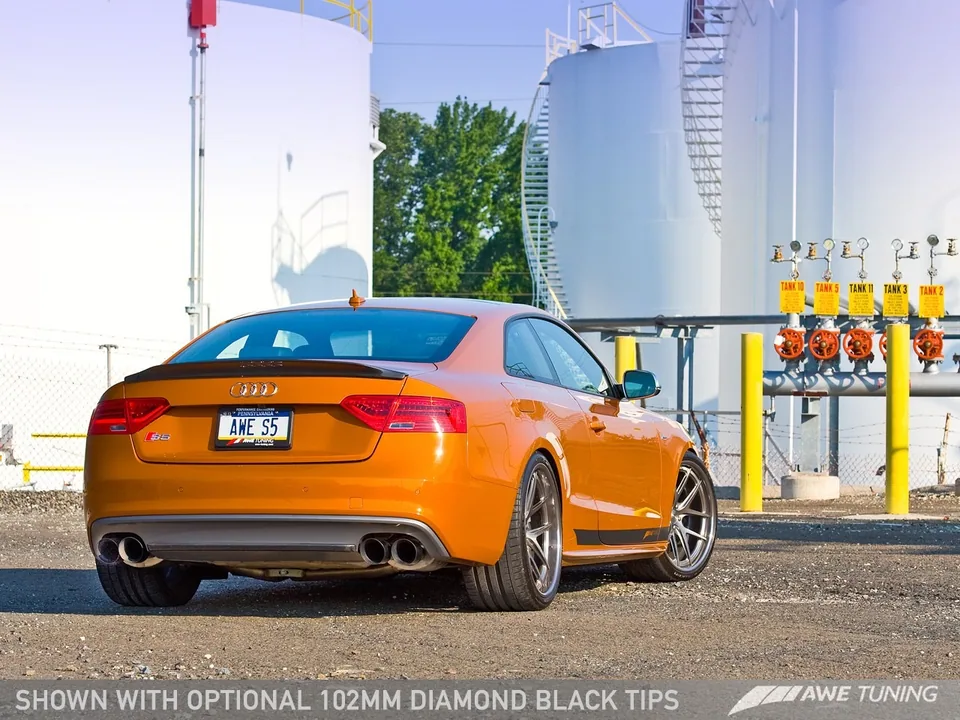 AWE Tuning 13-17 Audi B8.5 S5 3.0T Touring Edition Exhaust System - Polished Silver Tips (90mm) 3015-42028 3 of 4