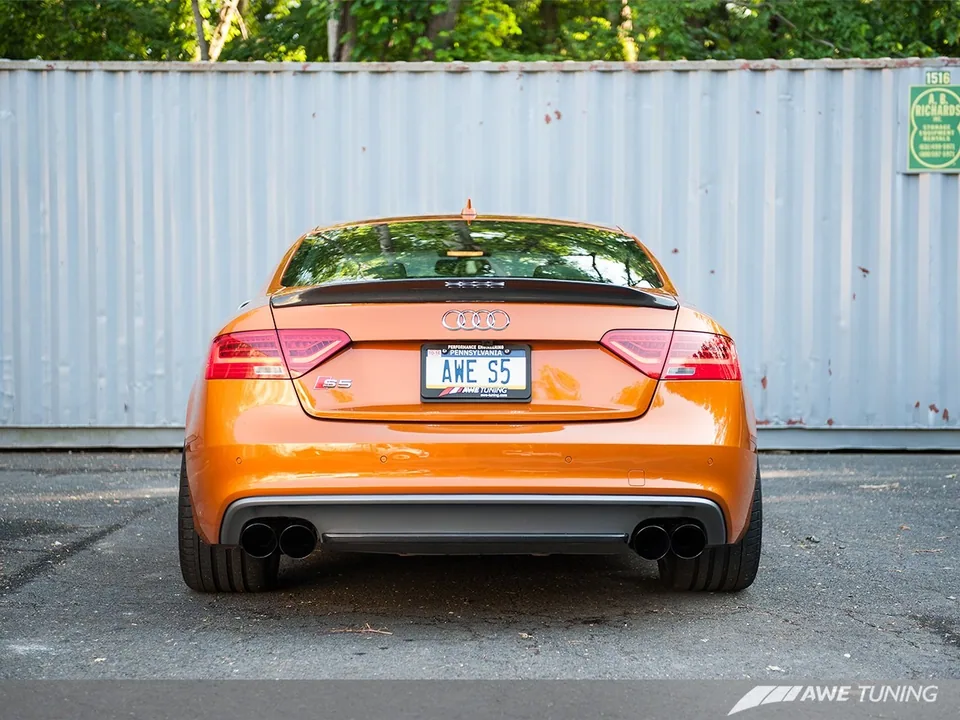 AWE Tuning 13-17 Audi B8.5 S5 3.0T Track Edition Exhaust - Chrome Silver Tips (102mm) 3010-42052 4 of 4