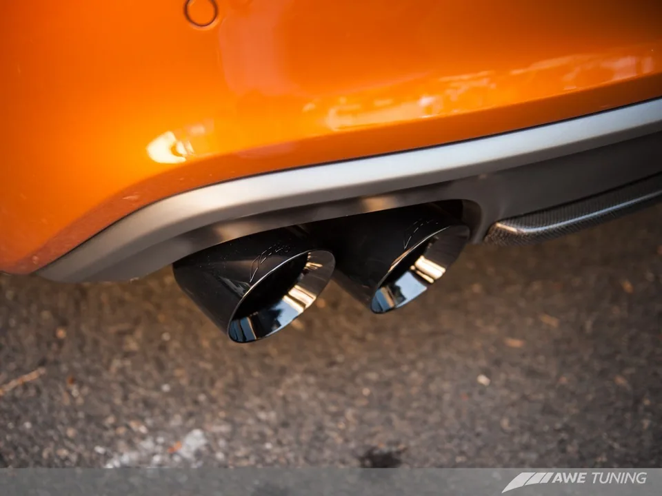 AWE Tuning 13-17 Audi B8.5 S5 3.0T Track Edition Exhaust - Diamond Black Tips (90mm) 3010-43042 2 of 4