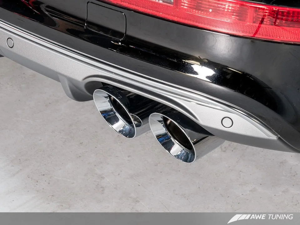 AWE Tuning 14-17 Audi 8R SQ5 Touring Edition Exhaust - Quad Outlet Chrome Silver Tips 3015-42052 3 of 3