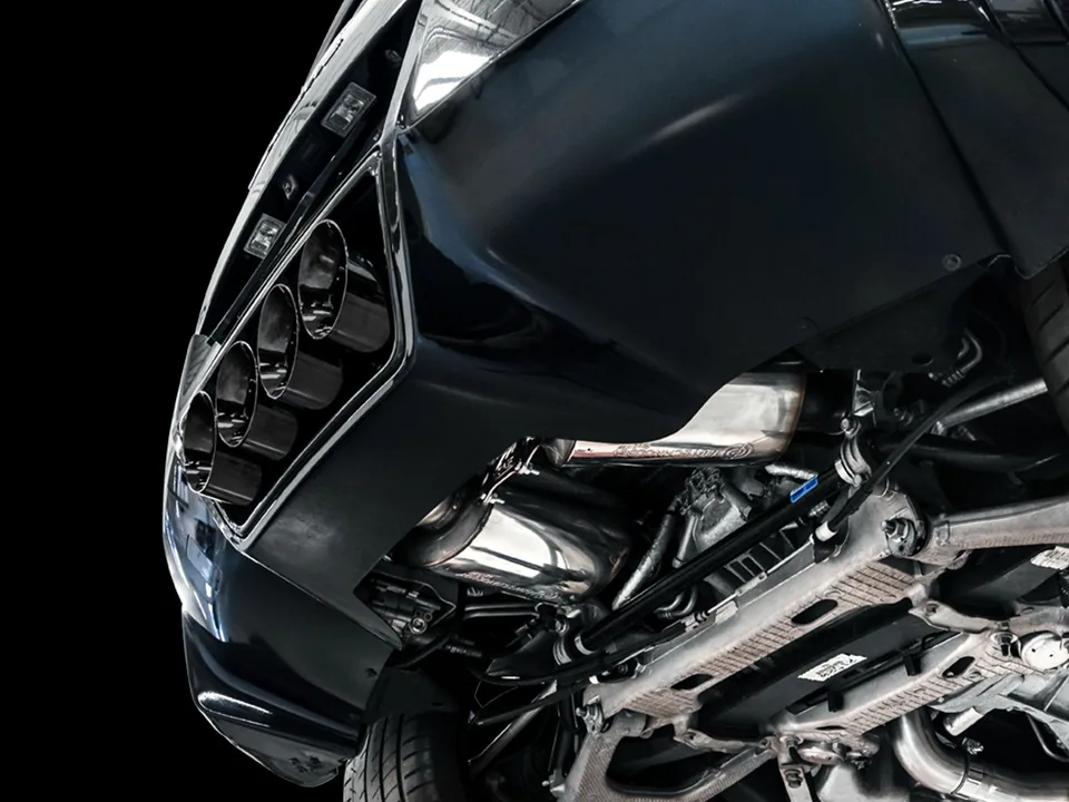 AWE Tuning 14-19 Chevy Corvette C7 Z06/ZR1 (w/o AFM) Touring Edition Axle-Back Exhaust w/Black Tips 3015-43143 3 of 5