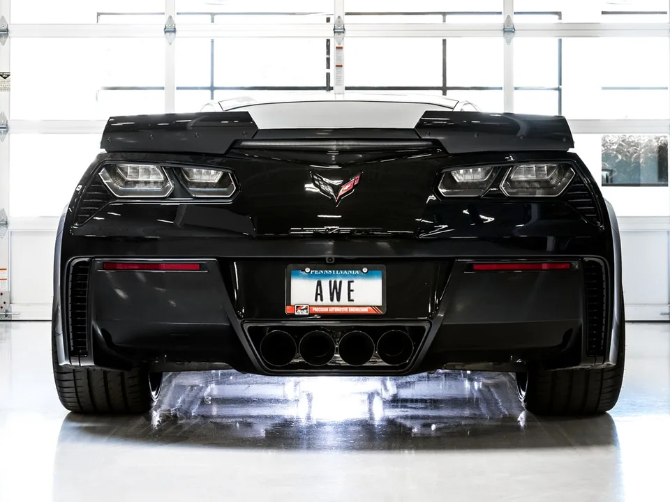 AWE Tuning 14-19 Chevy Corvette C7 Z06/ZR1 (w/o AFM) Touring Edition Axle-Back Exhaust w/Black Tips 3015-43143 5 of 5