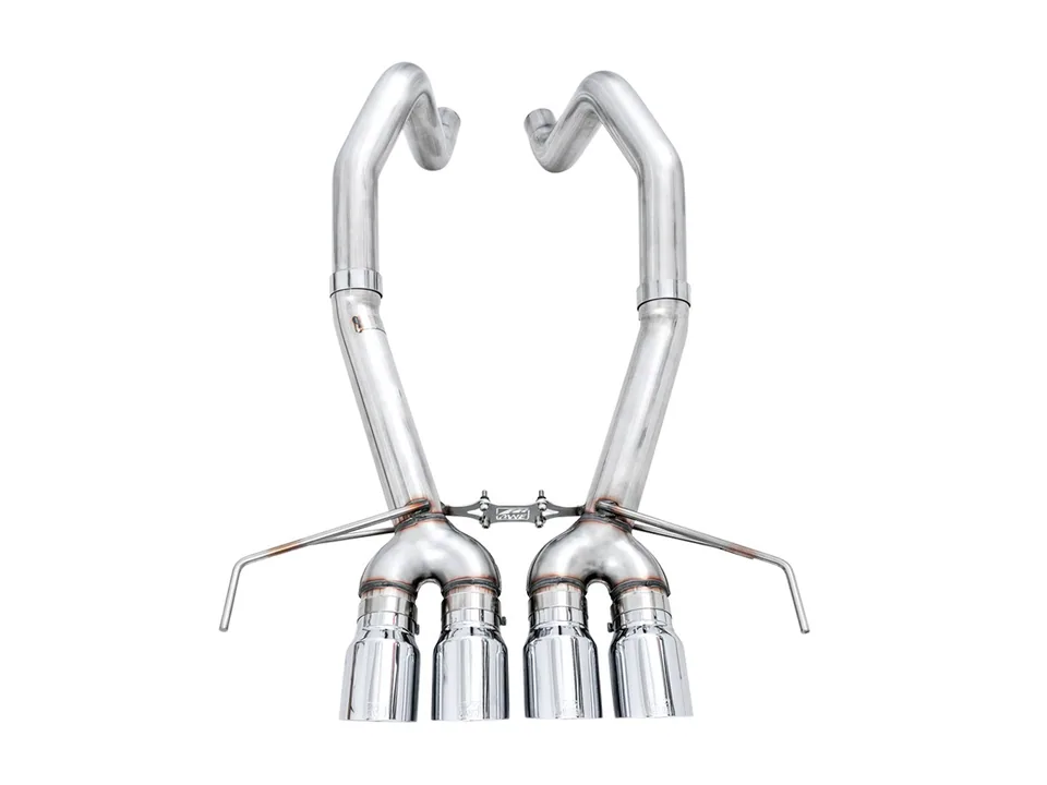 AWE Tuning 14-19 Chevy Corvette C7 Z06/ZR1 (w/o AFM) Track Edition Axle-Back Exhaust w/Chrome Tips 3020-42073 2 of 4