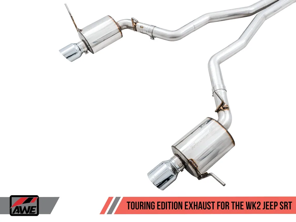 AWE Tuning 14-21 Jeep Grand Cherokee SRT Touring Edition Exhaust - Diamond Black Tips 3015-33121 2 of 6