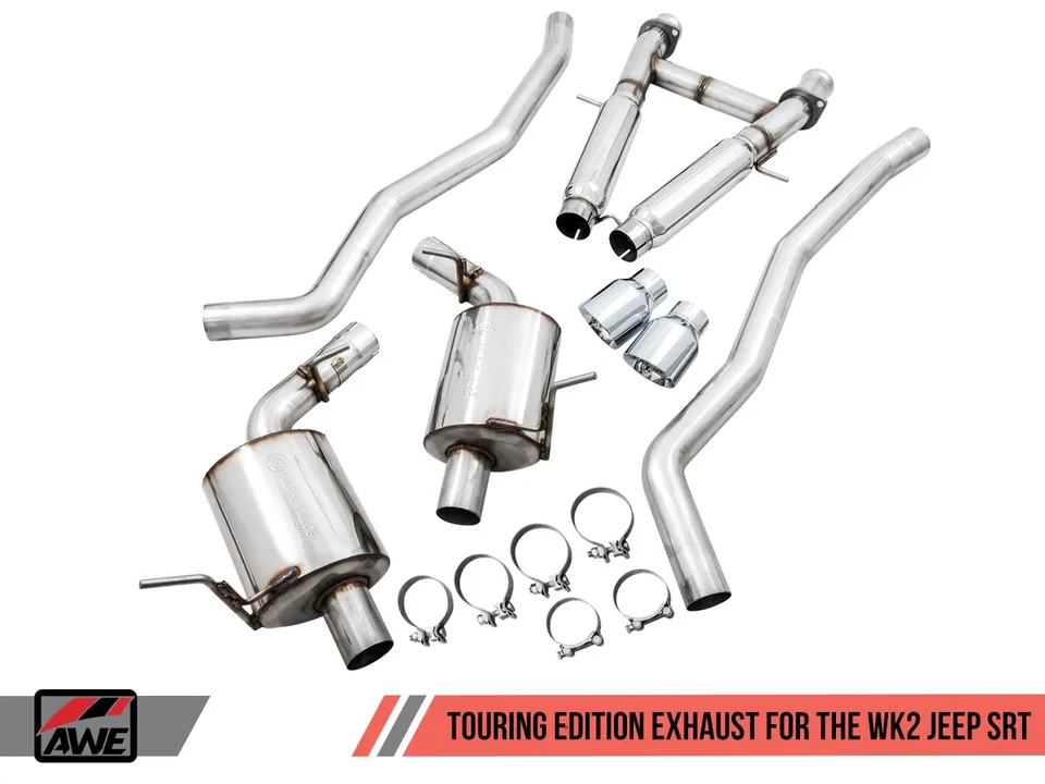 AWE Tuning 14-21 Jeep Grand Cherokee SRT Touring Edition Exhaust - Diamond Black Tips 3015-33121 6 of 6